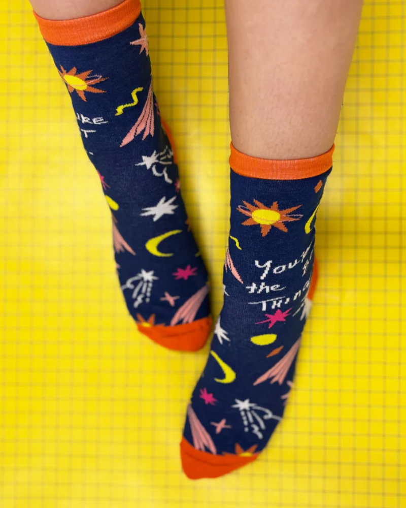 Small Talk You're The Best Crew Socks