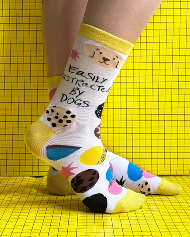 Small Talk 'Distracted by Dogs' Socks