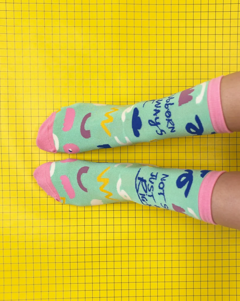 Not Stubborn Crew Socks