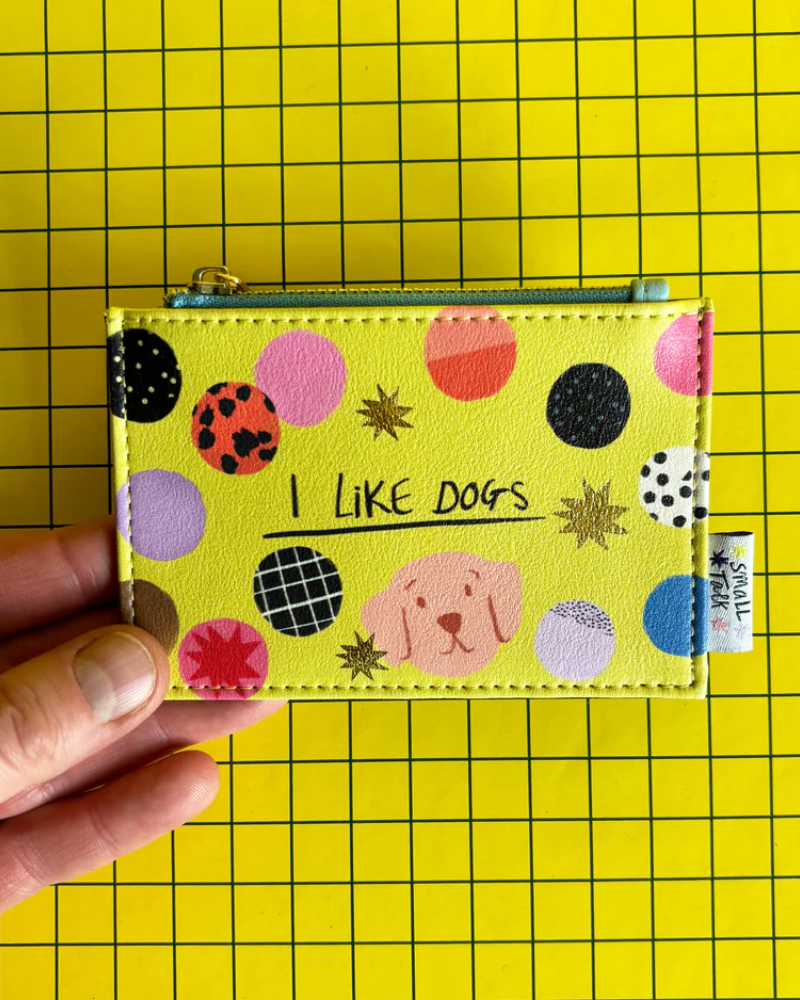 Small Talk 'I Like Dogs' Zip Purse