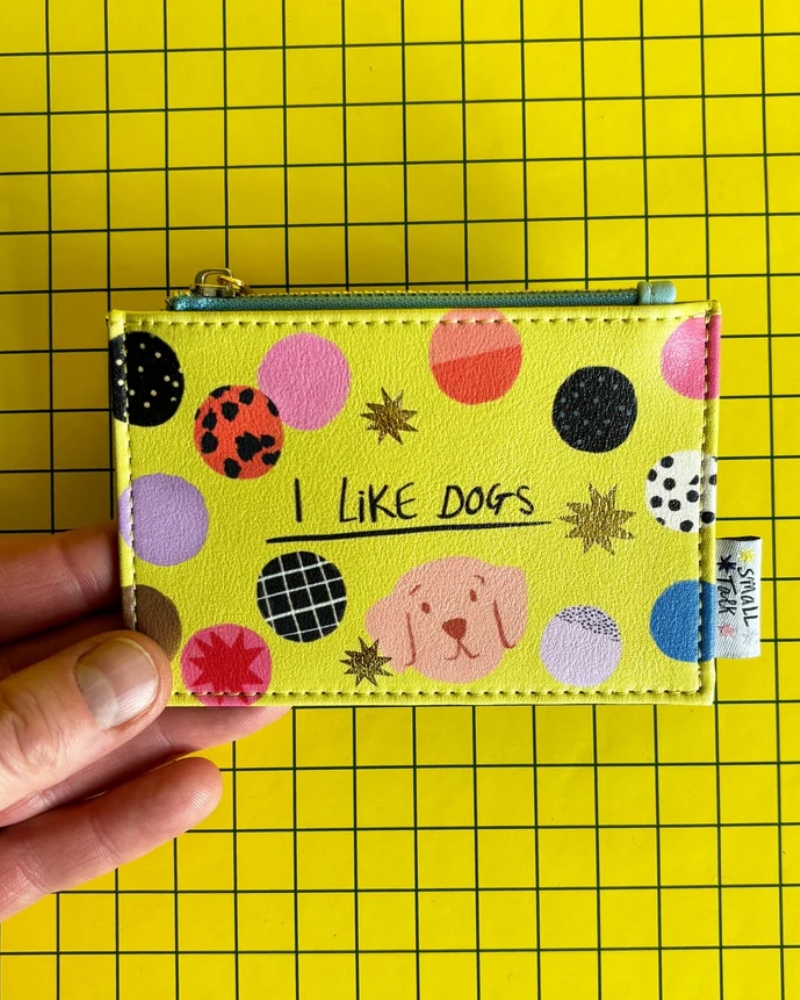 Small Talk I Like Dogs Zip Purse