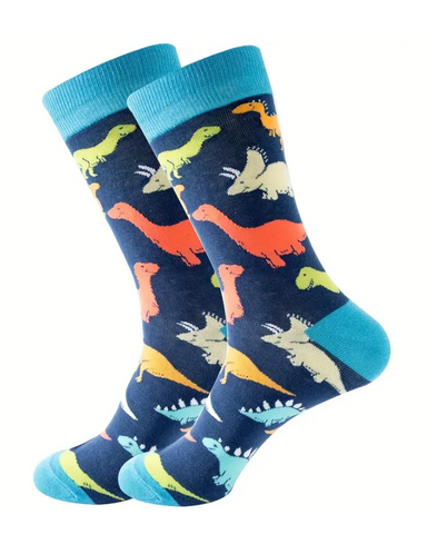 Dinosaurs Multicolour Unisex Socks