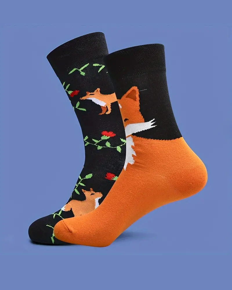 Foxy Fox Mismatch Unisex Socks