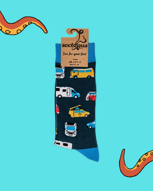 Camper Van Crew Socks