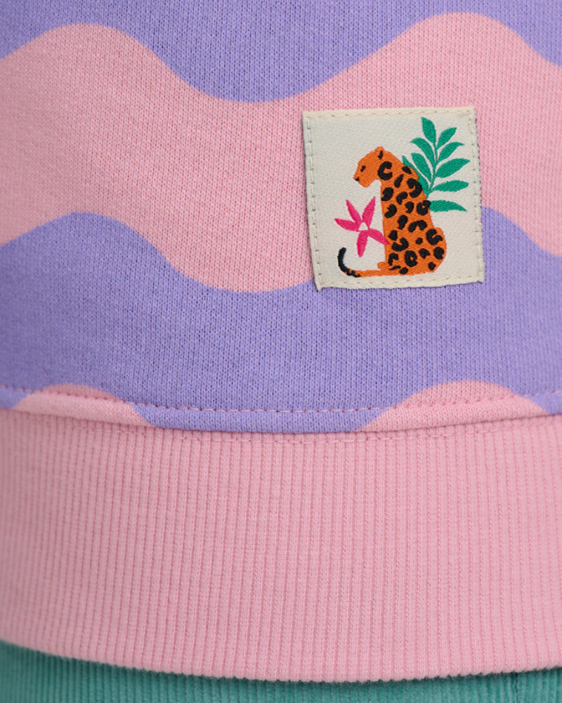 Noah Lilac Waves Sweatshirt By Sugarhill Brighton