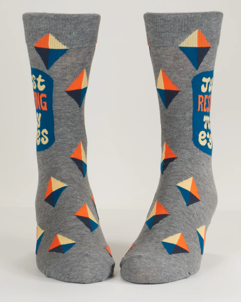 Just Resting My Eyes Crew Socks