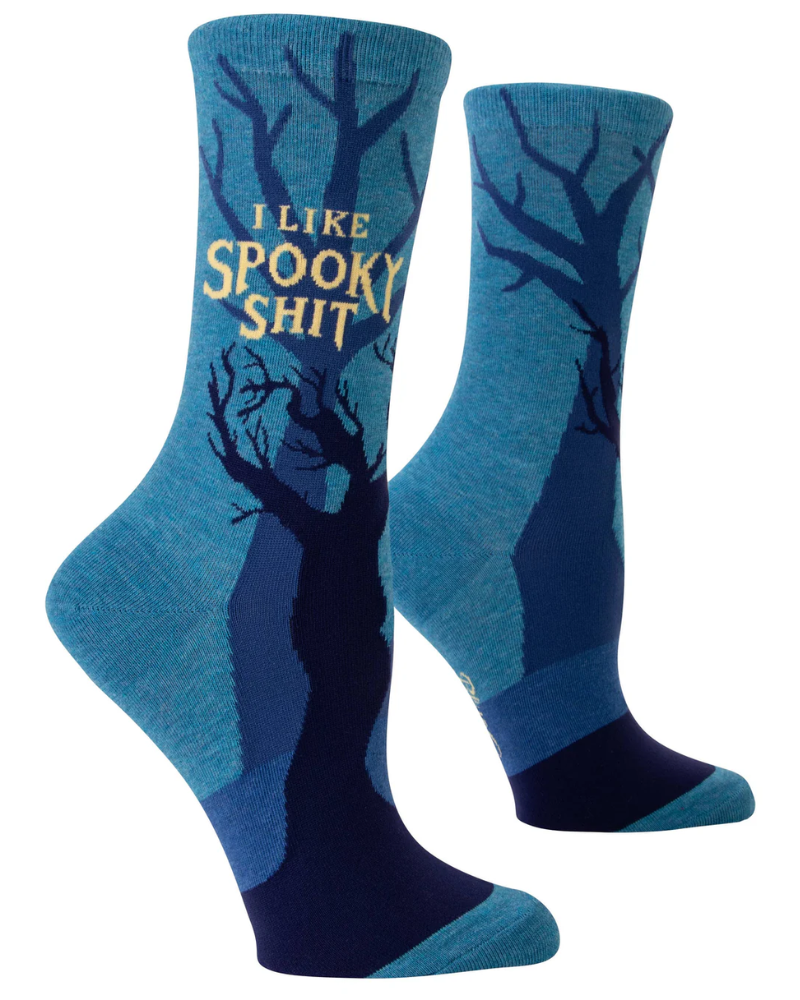 I Like Spooky Shit Crew Socks