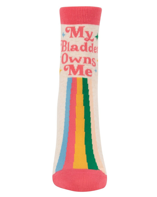 My Bladder Owns Me Ladies Ankle Socks