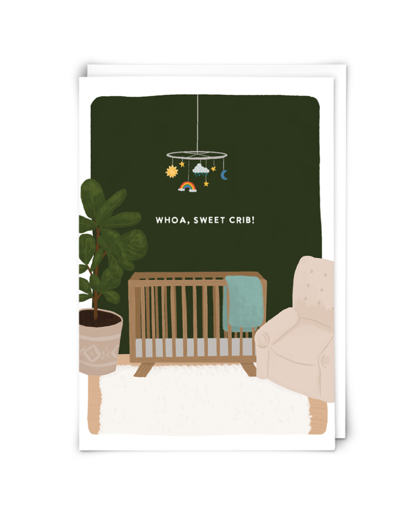 Whoa, Sweet Crib Greeting Card