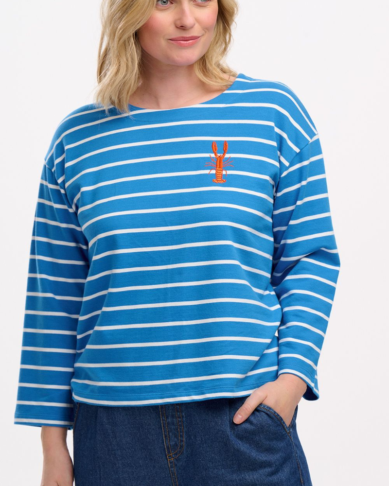 Billie Breton Lobster Stripe Top
