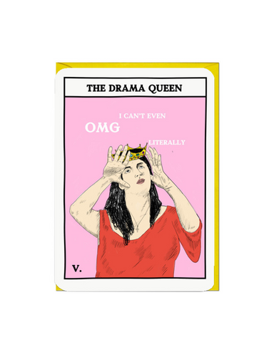 The Drama Queen Tarot Greeting Card