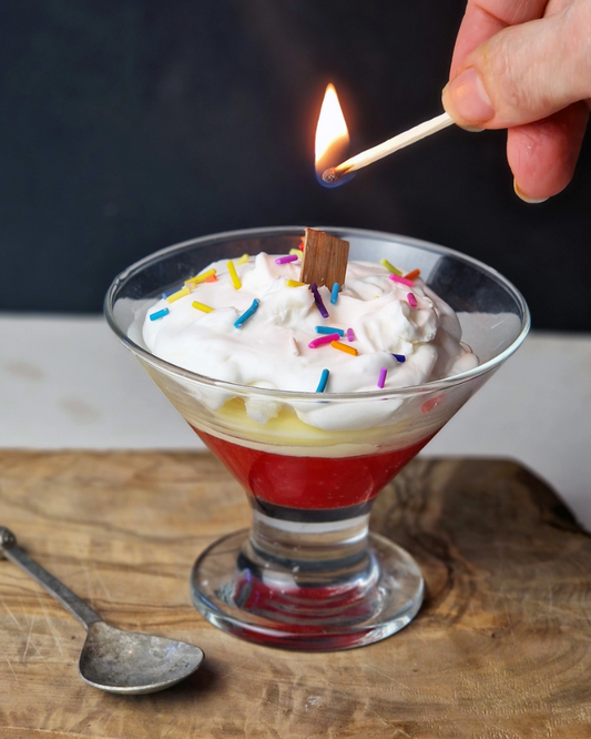 Trifle Inspired Dessert Candle