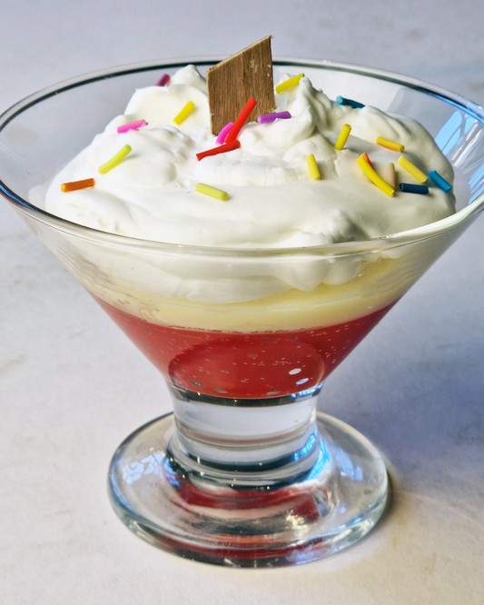 Trifle Inspired Dessert Candle