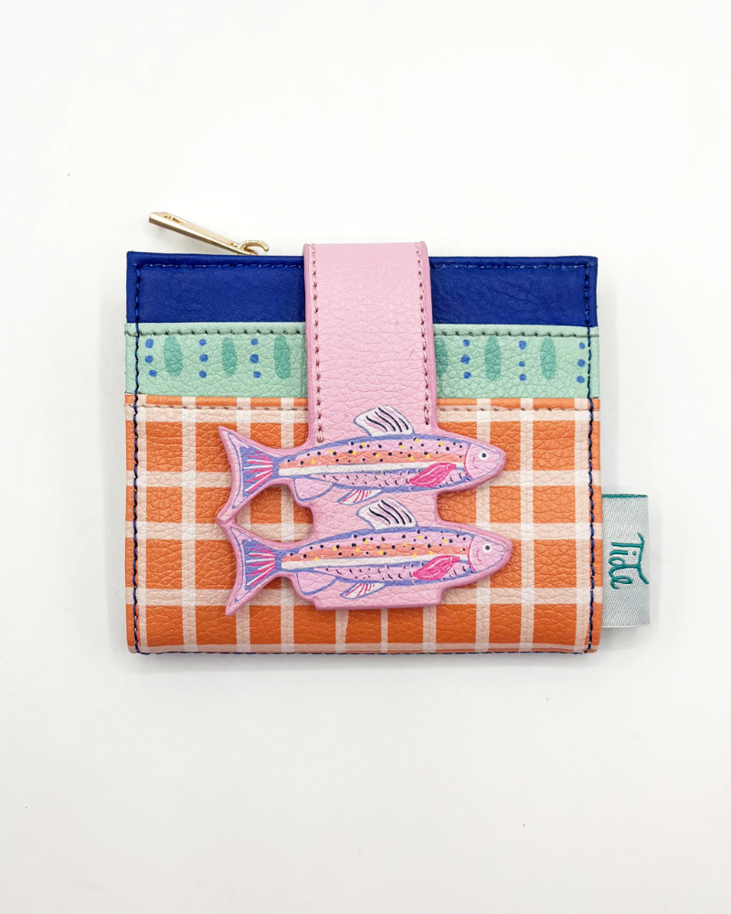 Tide Fish Foldover Purse