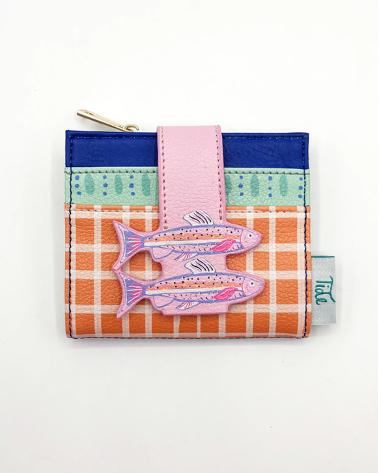 Tide Fish Foldover Purse