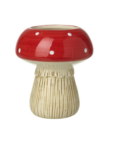 Toadstool Mushroom Plant Pot