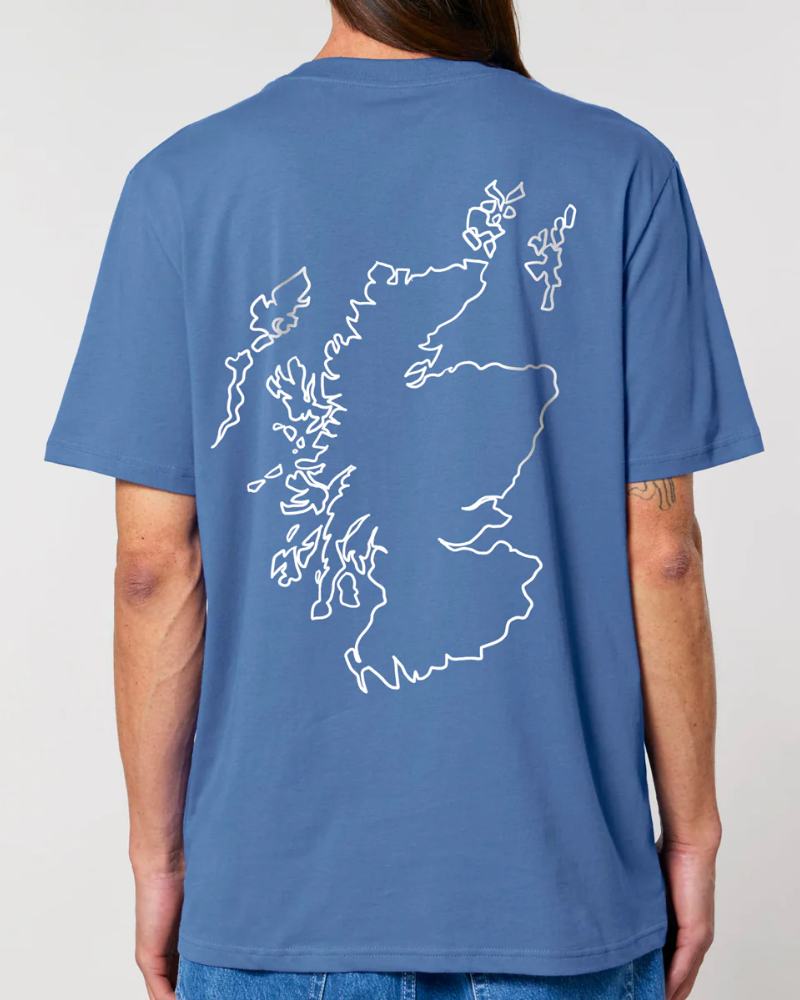 I'm Not Perfect, I'm Scottish Map Unisex T-Shirt by Gillian Kyle