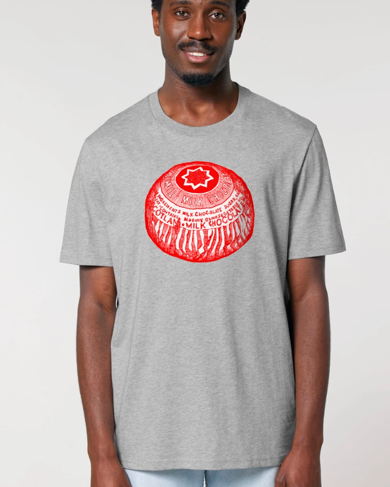 Tunnock's Tea Cake Unisex T-Shirt by Gillian Kyle