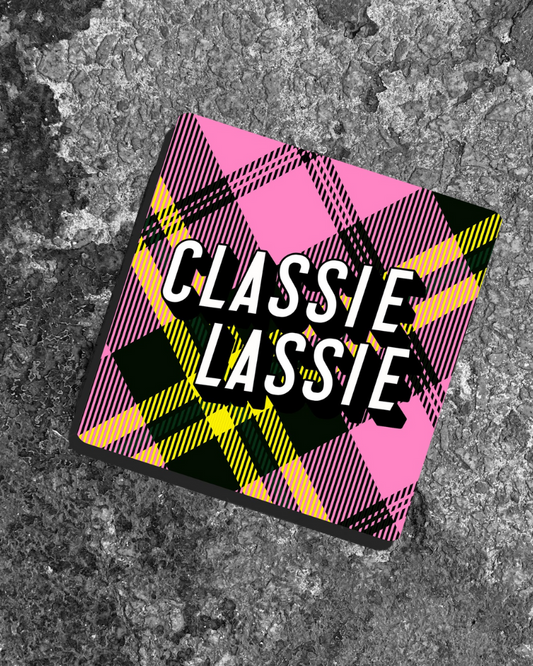 Classie Lassie Tartan Coaster