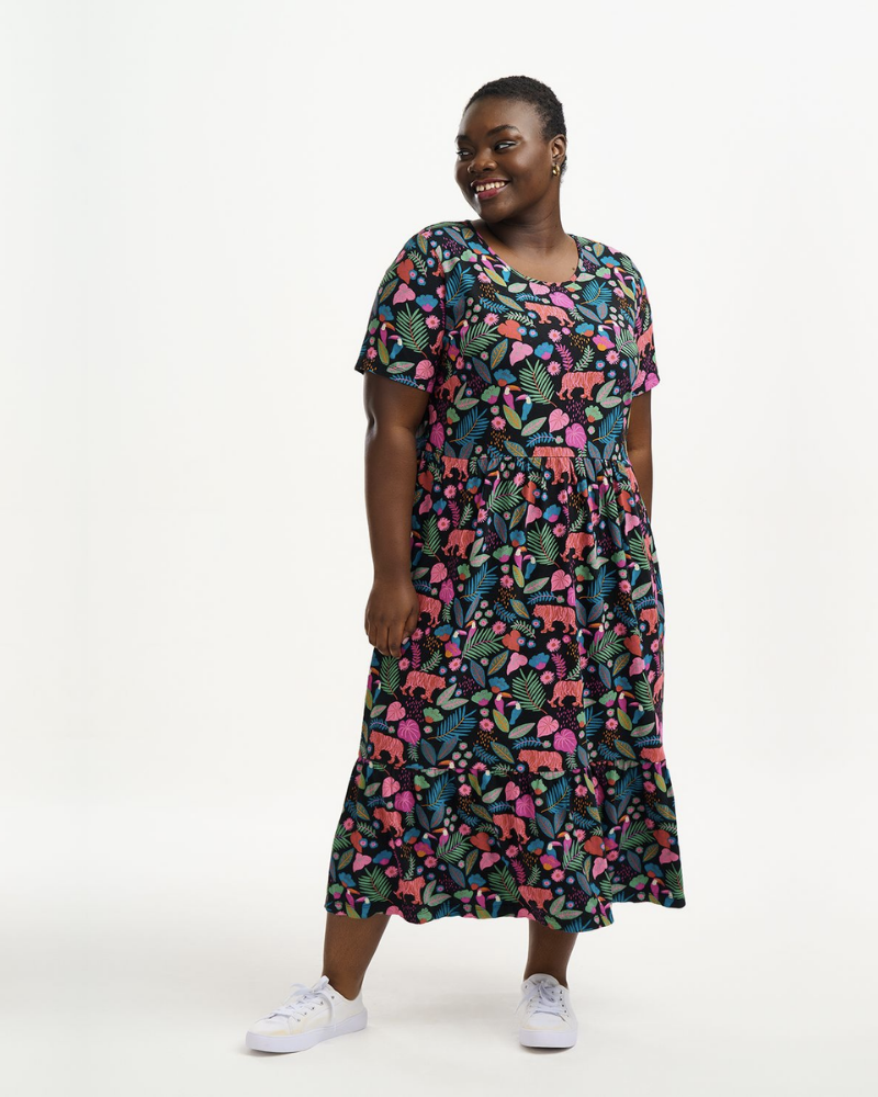 Unna Tigers And Toucans Midi Dress Sugarhill Brighton