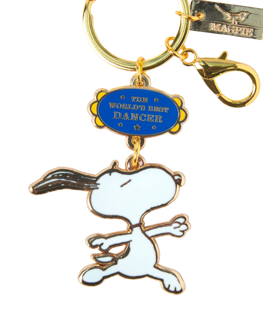 Peanuts Snoopy World's Best Dancer Keyring