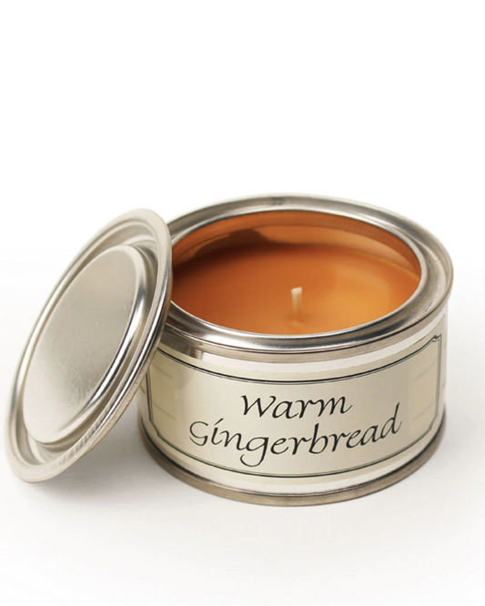 Warm Gingerbread Paint Pot Candle