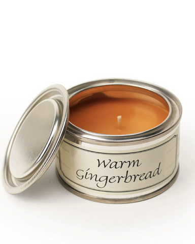 Warm Gingerbread Filled Tin Candle