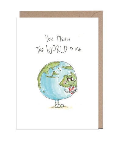 World to Me Greeting Card