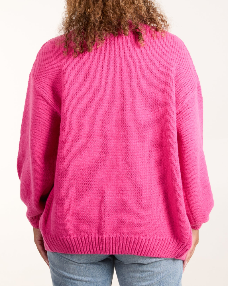 Flocking Daisy Knitted Cardigan