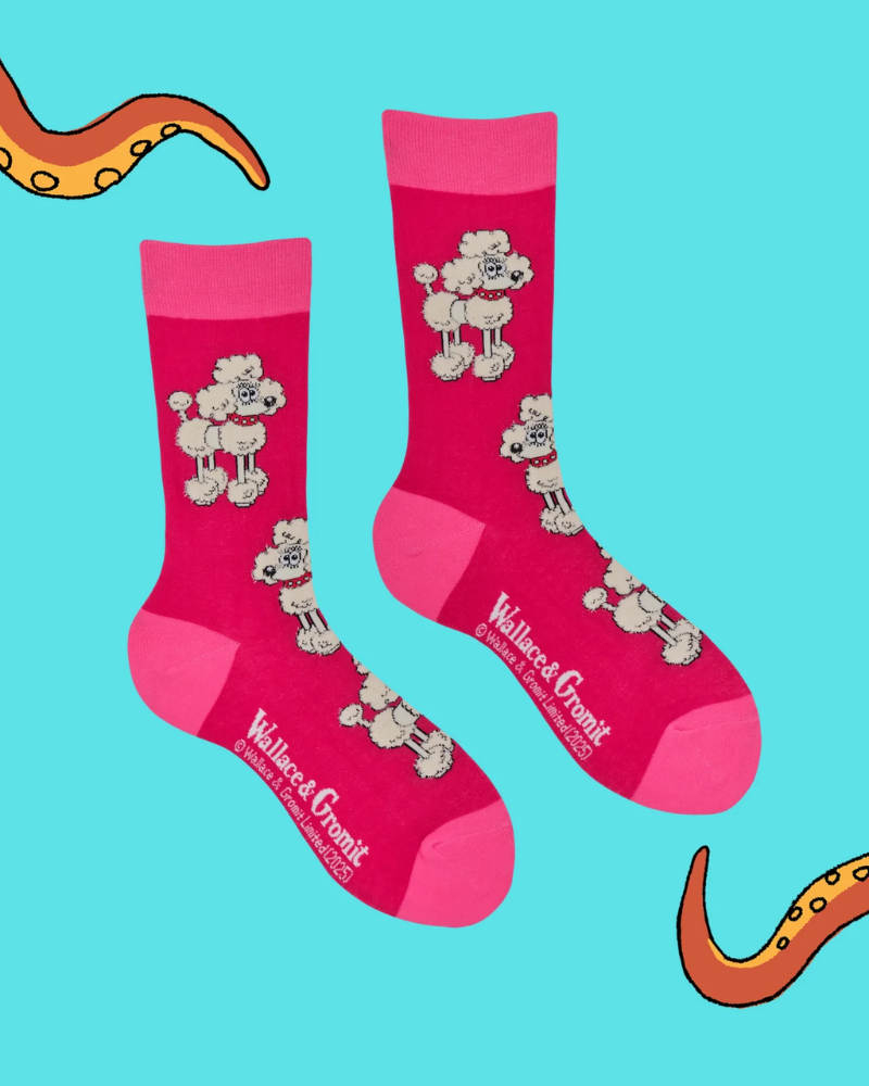 Fluffy Fluffles Wallace & Gromit Socks