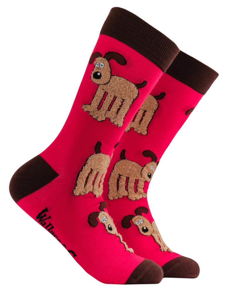 Fluffy Gromit Dog Socks