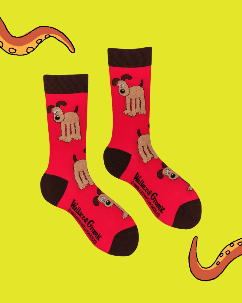 Fluffy Gromit Dog Socks