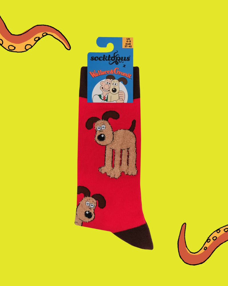 Fluffy Gromit Dog Socks