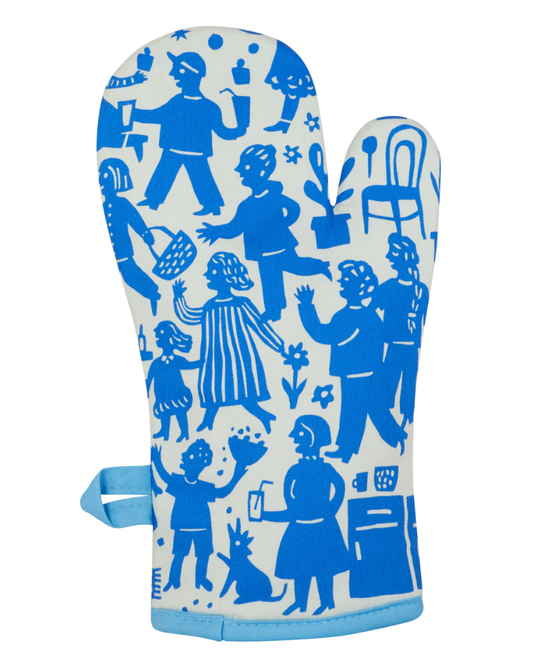 Party's in the Kitchen Oven Mitt