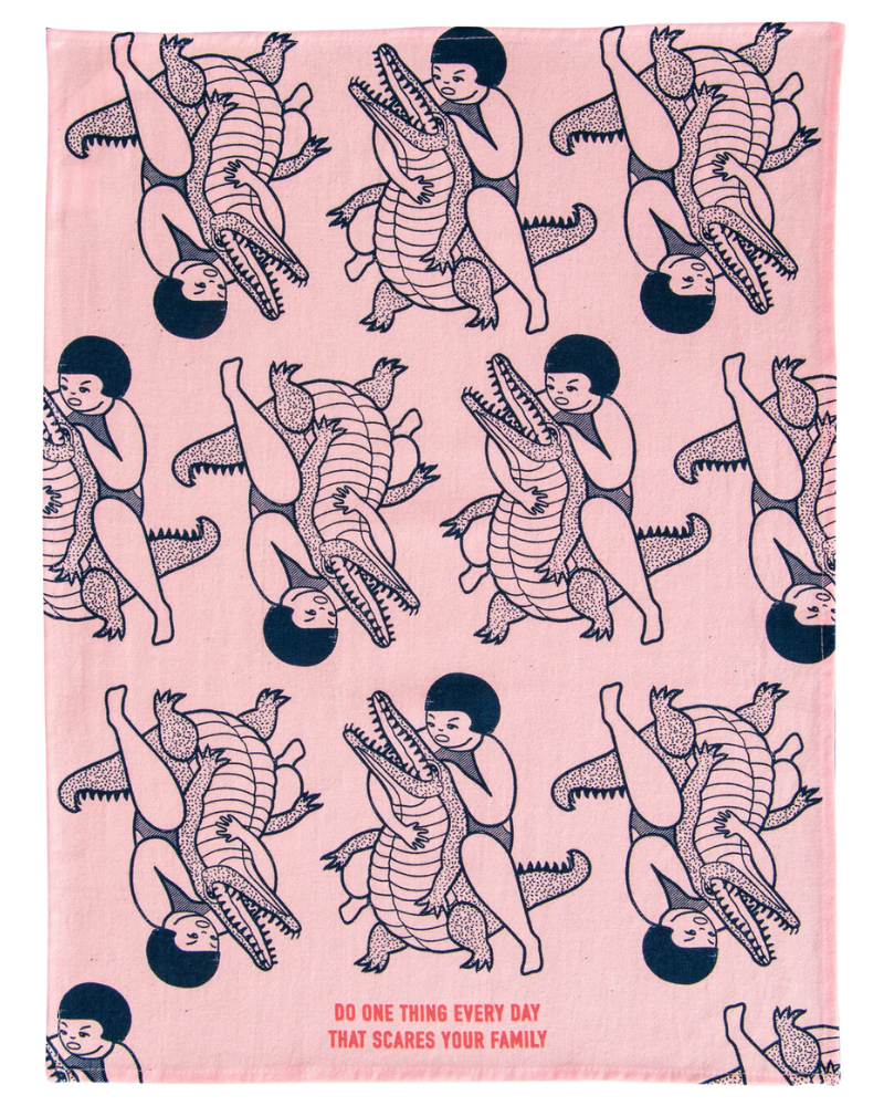 Scare Your Family Tea Towel