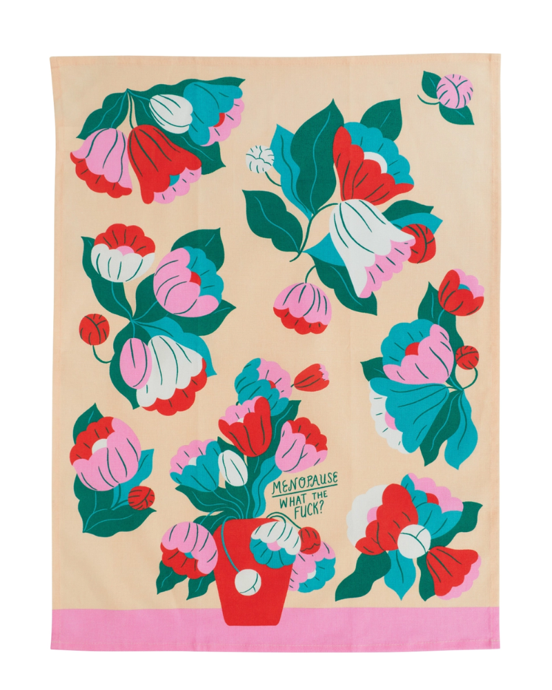 Menopause WTF Dish Towel