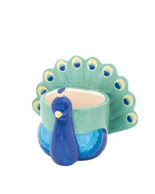 Mini Peacock Planter