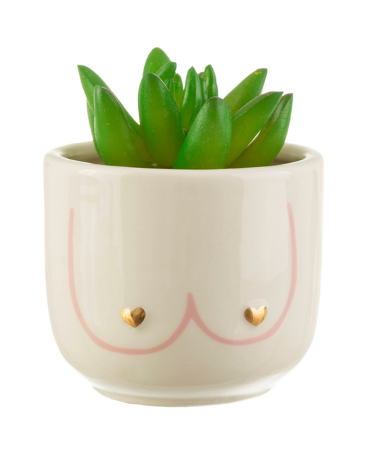 Mini Girl Power Boobies Planter