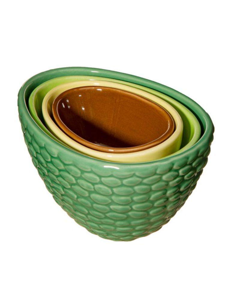 Avocado Shaped Measuring Bowls Set of 4