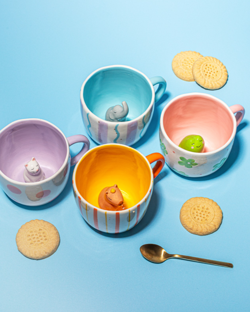 Surprise Hidden Frog Mug