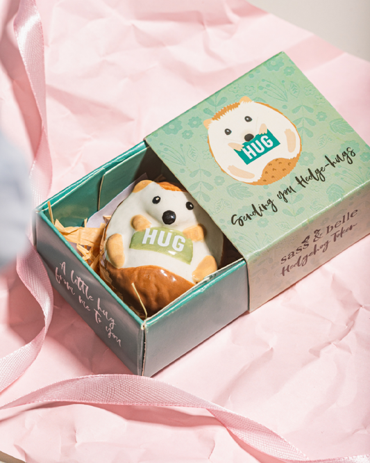 Hedgehog Hugs Ceramic Token