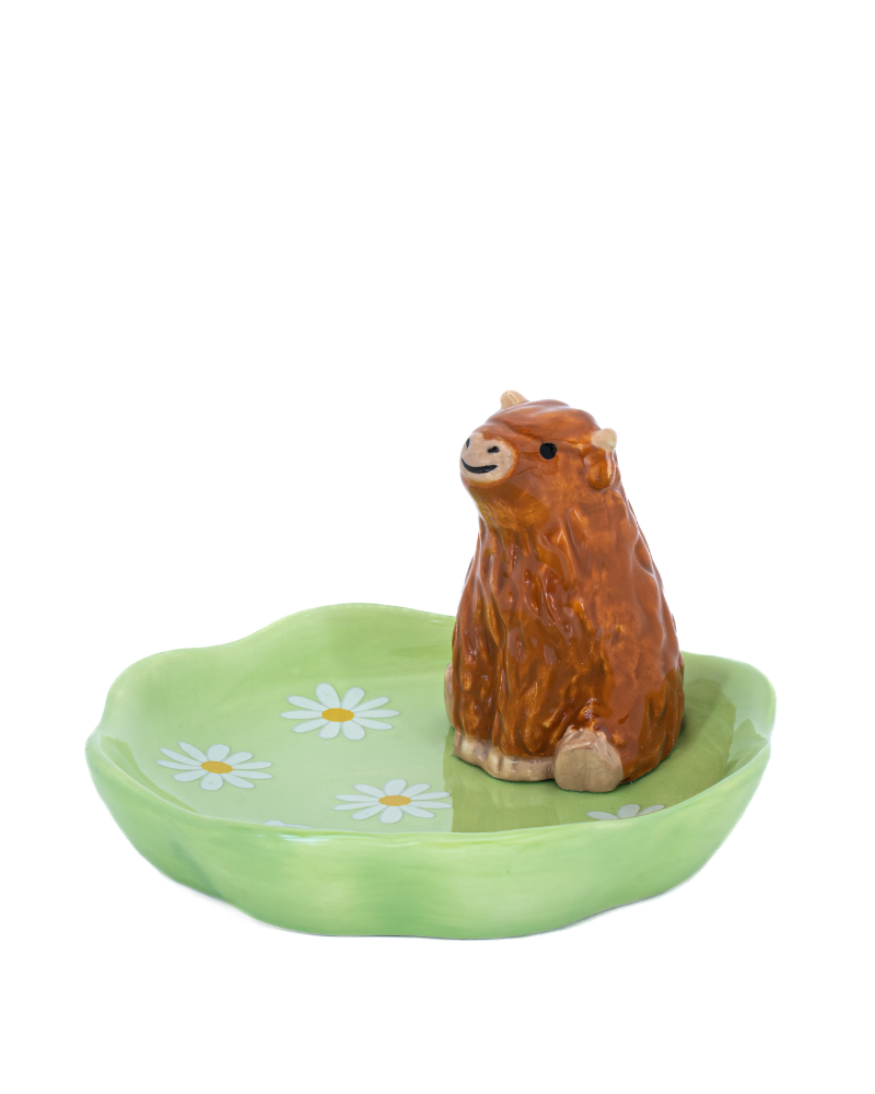 Highland Cow Trinket Dish
