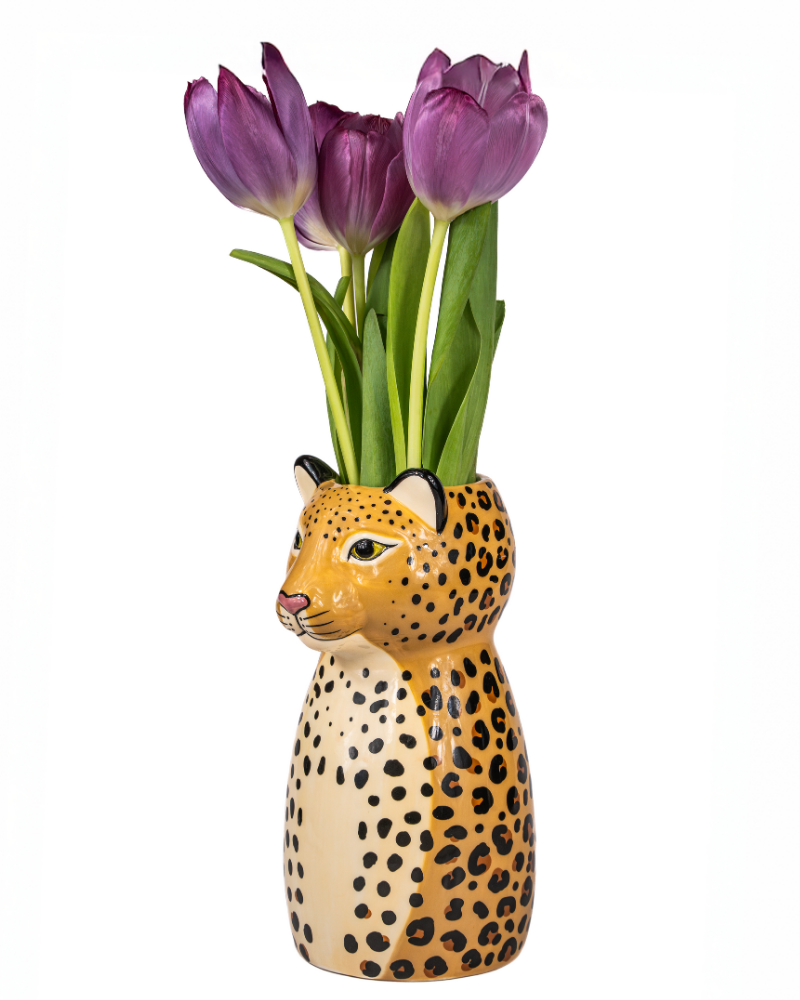 Leopard Shaped Vase