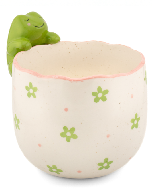 Peeking Frog Planter