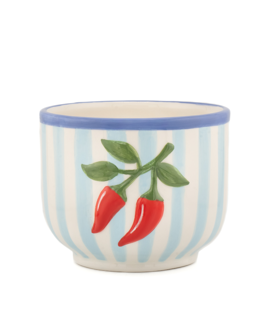 Handpainted Chilli Pepper Planter