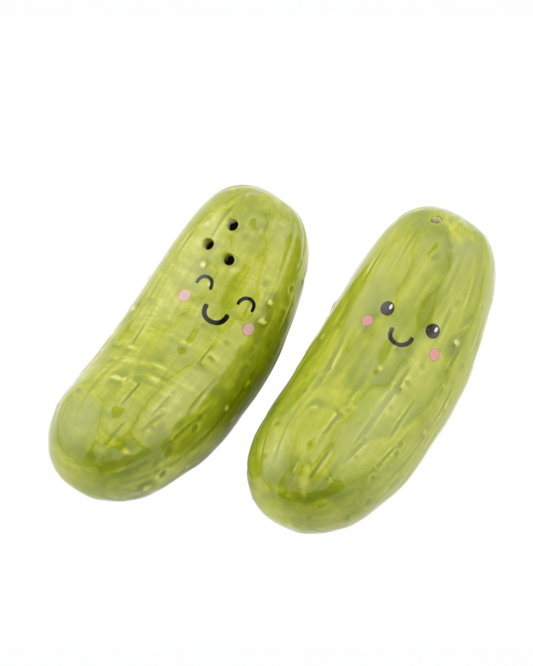 Pickle Salt & Pepper Shakers