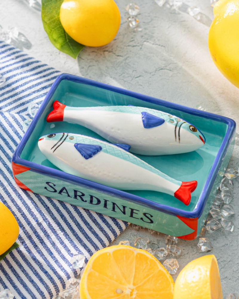 Sardine Salt & Pepper Shakers