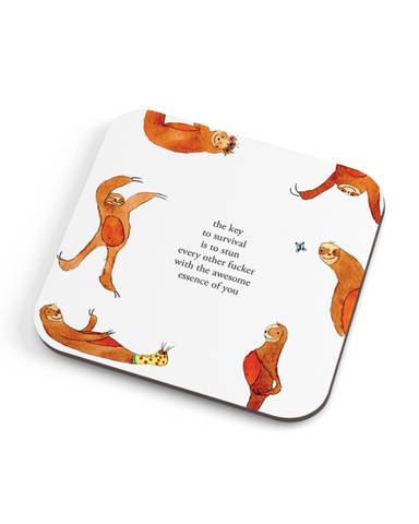 Survival Sloth Coaster