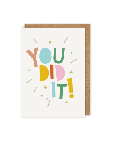 You Did It Greeting Card