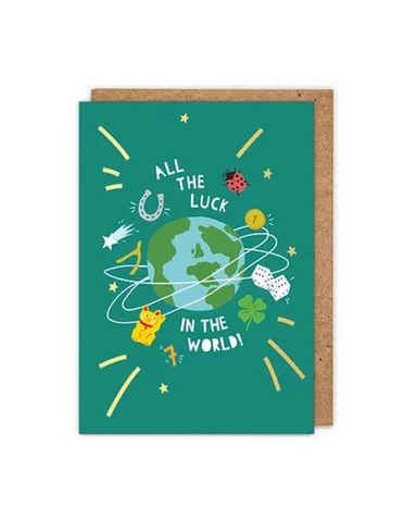 All the Luck in the World Greeting Card